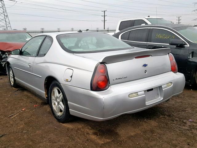 2G1WW12EX49308479 - 2004 CHEVROLET MONTE CARL 银色 照片 3