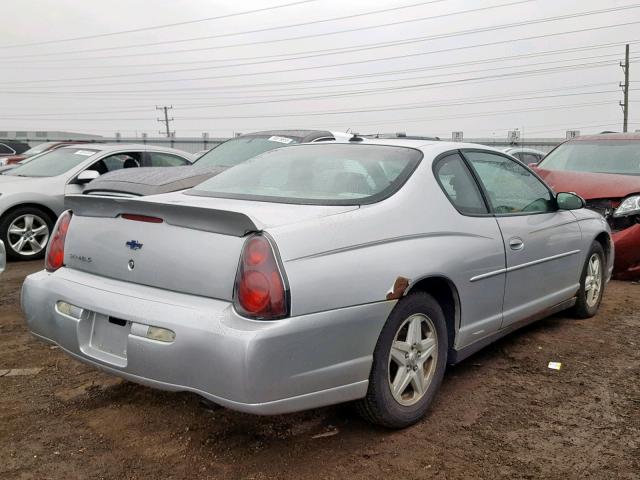 2G1WW12EX49308479 - 2004 CHEVROLET MONTE CARL 银色 照片 4