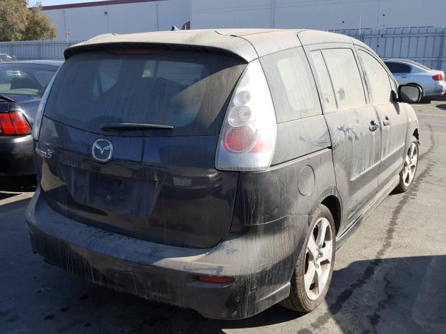 JM1CR29LX60129920 - 2006 MAZDA 5 BLACK photo 4