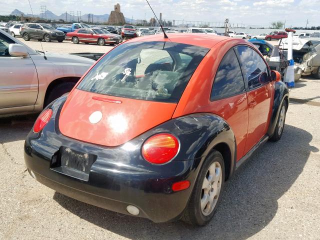3VWCK21C83M410913 - 2003 VOLKSWAGEN NEW BEETLE ორფეროვანი ფოტო 4