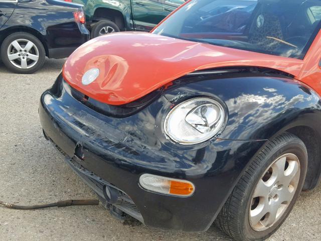 3VWCK21C83M410913 - 2003 VOLKSWAGEN NEW BEETLE ორფეროვანი ფოტო 9