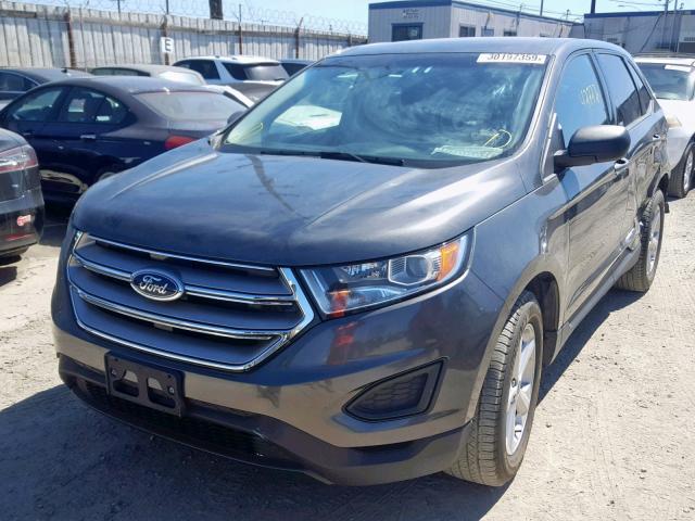 2FMPK3G97GBB73114 - 2016 FORD EDGE SE GRAY photo 2