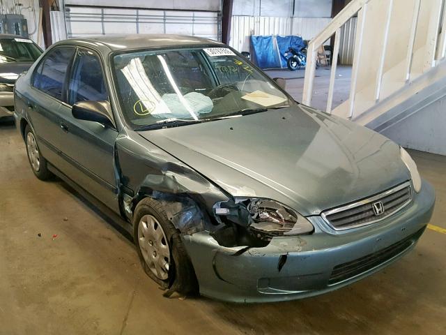 2HGEJ6624YH529765 - 2000 HONDA CIVIC DX GREEN photo 1