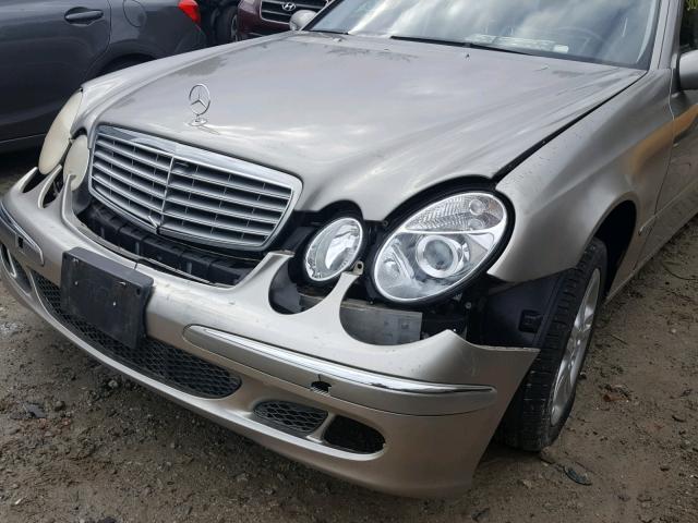 WDBUF83JX5X169944 - 2005 MERCEDES-BENZ E 500 4MAT GRAY photo 9