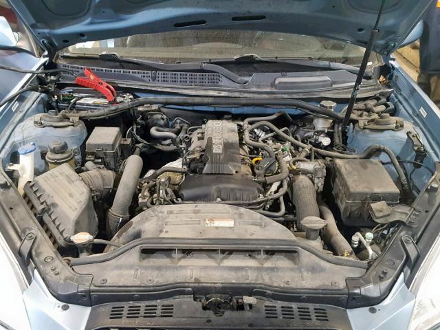 KMHHT6KD4AU028757 - 2010 HYUNDAI GENESIS CO BLUE photo 7