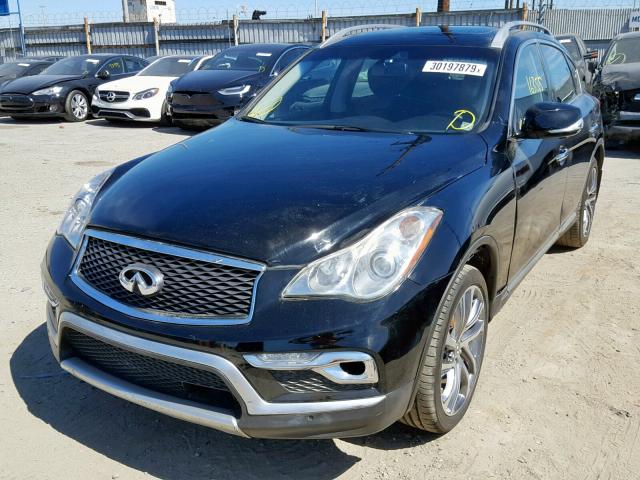 JN1BJ0RR8HM414058 - 2017 INFINITI QX50 BLACK photo 2