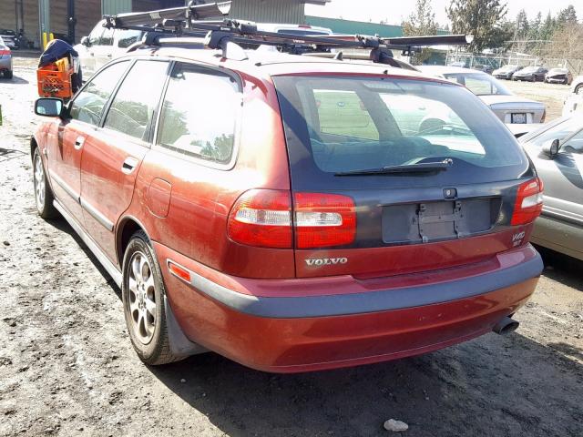 YV1VW29522F864346 - 2002 VOLVO V40 1.9T RED photo 3