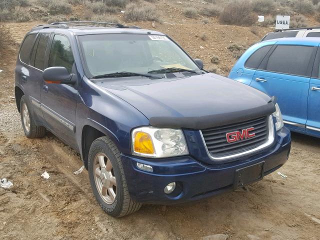 1GKDT13S522421848 - 2002 GMC ENVOY BLUE photo 1