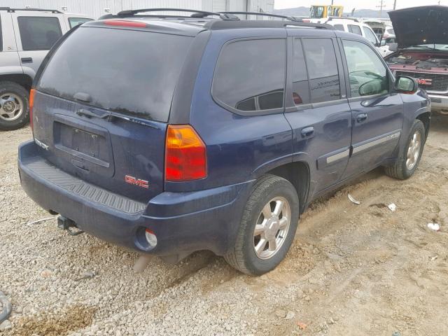 1GKDT13S522421848 - 2002 GMC ENVOY BLUE photo 4