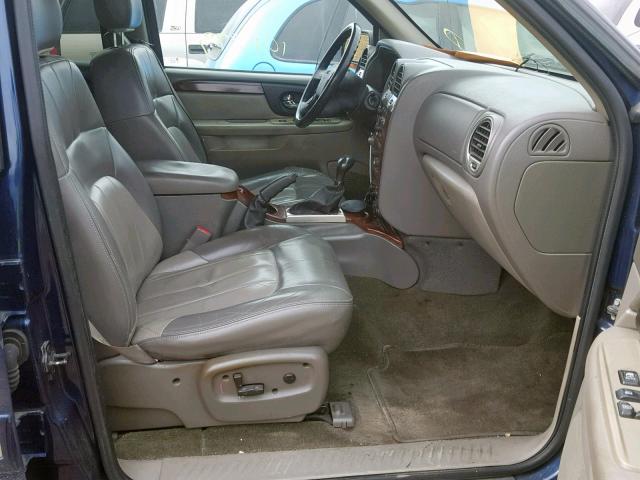 1GKDT13S522421848 - 2002 GMC ENVOY BLUE photo 5