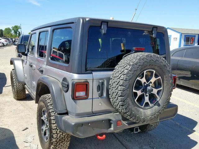 1C4HJXFG7JW127551 - 2018 JEEP WRANGLER U GRAY photo 3