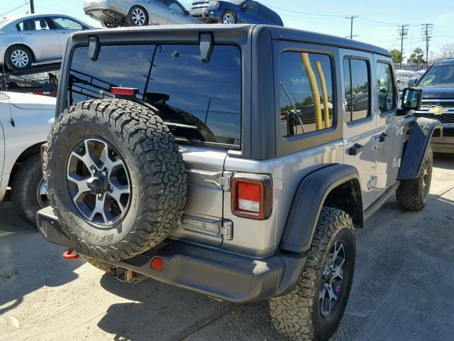 1C4HJXFG7JW127551 - 2018 JEEP WRANGLER U GRAY photo 4