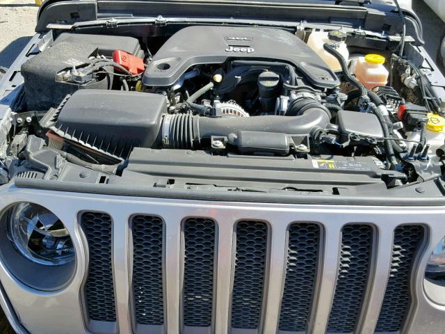 1C4HJXFG7JW127551 - 2018 JEEP WRANGLER U GRAY photo 7