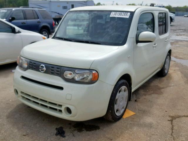 JN8AZ2KR1BT213384 - 2011 NISSAN CUBE BASE WHITE photo 2