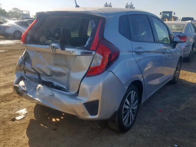 3HGGK5H82FM708225 - 2015 HONDA FIT EX SILVER photo 4