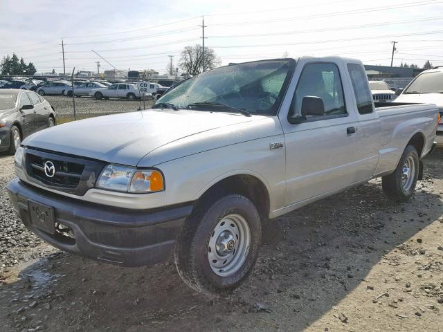 4F4YR46U05PM06618 - 2005 MAZDA B3000 CAB SILVER photo 2