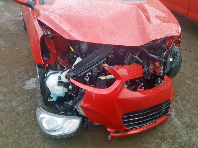 KMHCT5AE6DU081348 - 2013 HYUNDAI ACCENT GLS RED photo 9