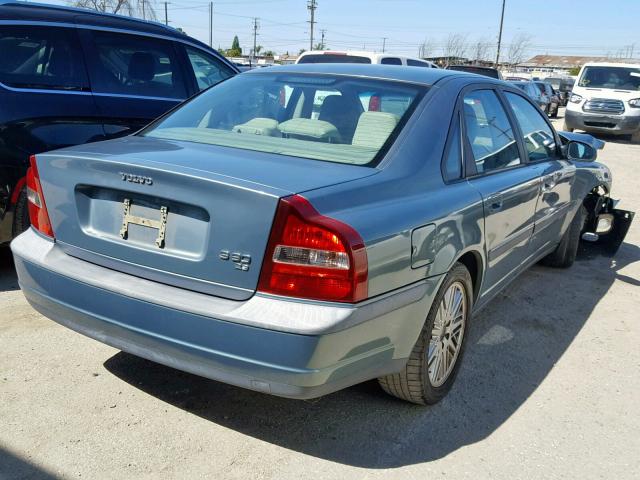 YV1TS92D521251597 - 2002 VOLVO S80 BLUE photo 4