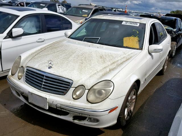 WDBUF65J03A365621 - 2003 MERCEDES-BENZ E 320 WHITE photo 2