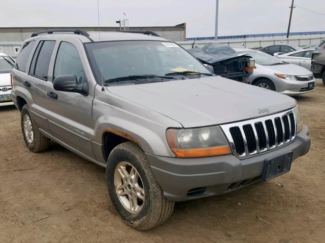 1J4GW48S22C141111 - 2002 JEEP GRAND CHER GRAY photo 1