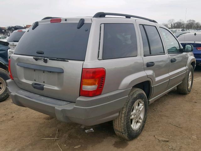 1J4GW48S22C141111 - 2002 JEEP GRAND CHER GRAY photo 4