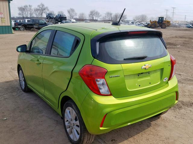 KL8CD6SA2GC632851 - 2016 CHEVROLET SPARK 1LT GREEN photo 3