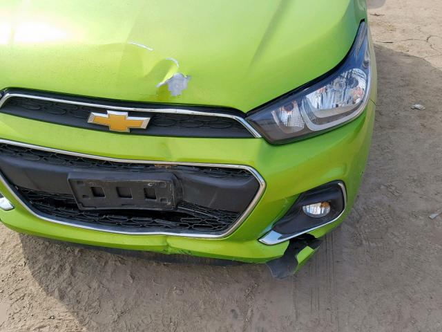 KL8CD6SA2GC632851 - 2016 CHEVROLET SPARK 1LT GREEN photo 9