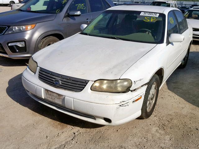 1G1NE52M5WY109304 - 1998 CHEVROLET MALIBU LS WHITE photo 2