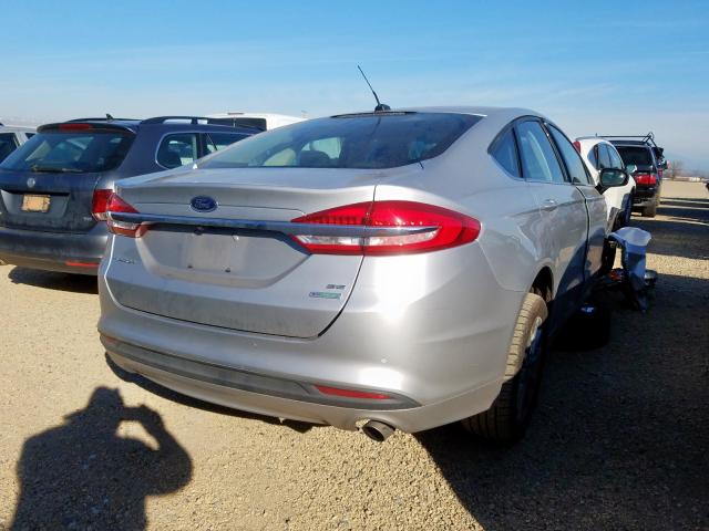 3FA6P0HD7HR242301 - 2017 FORD FUSION SE  photo 4