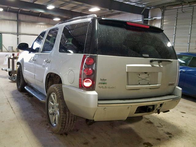 1GKUKEEF3AR221311 - 2010 GMC YUKON DENA SILVER photo 3