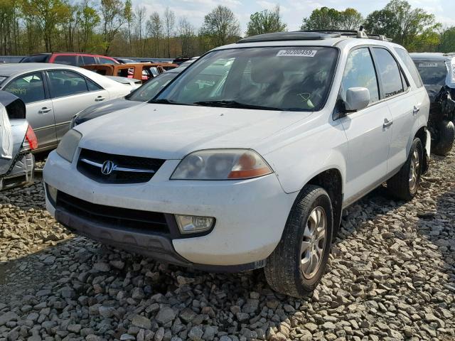 2HNYD18623H536691 - 2003 ACURA MDX TOURIN WHITE photo 2