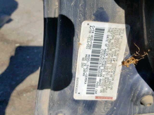 JT2SV21E3L3416538 - 1990 TOYOTA CAMRY DLX 蓝色 照片 10