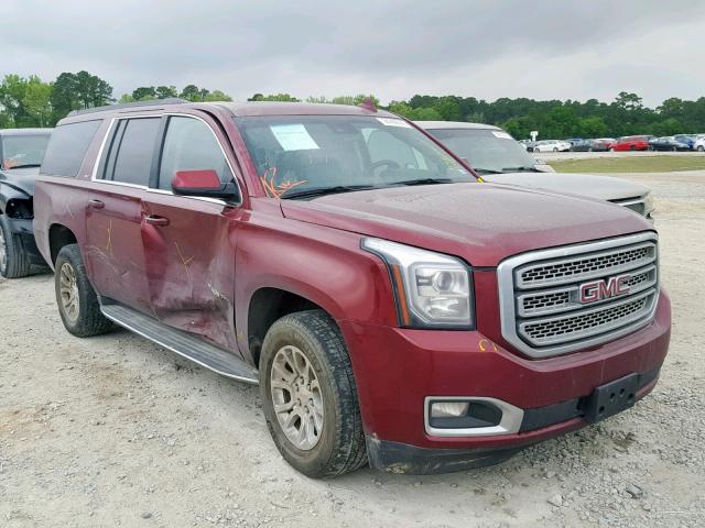 1GKS1GKC1HR303015 - 2017 GMC YUKON XL C BURGUNDY photo 1