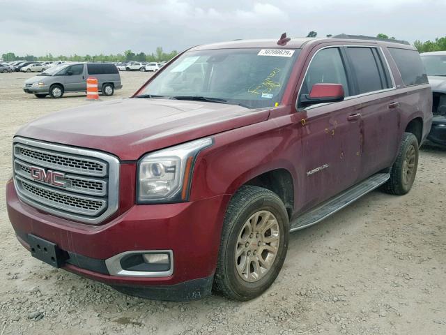 1GKS1GKC1HR303015 - 2017 GMC YUKON XL C BURGUNDY photo 2