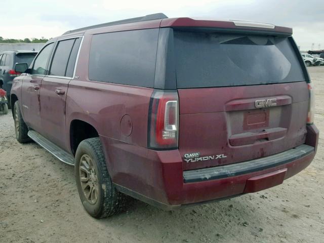 1GKS1GKC1HR303015 - 2017 GMC YUKON XL C BURGUNDY photo 3