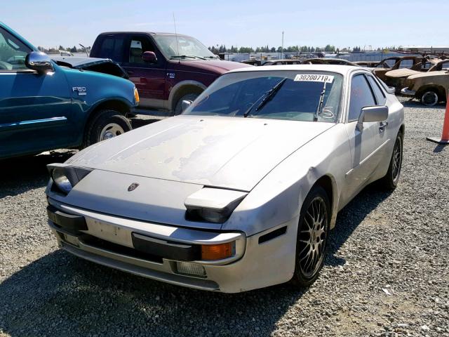 WP0AB0943HN471546 - 1987 PORSCHE 944 SILVER photo 2