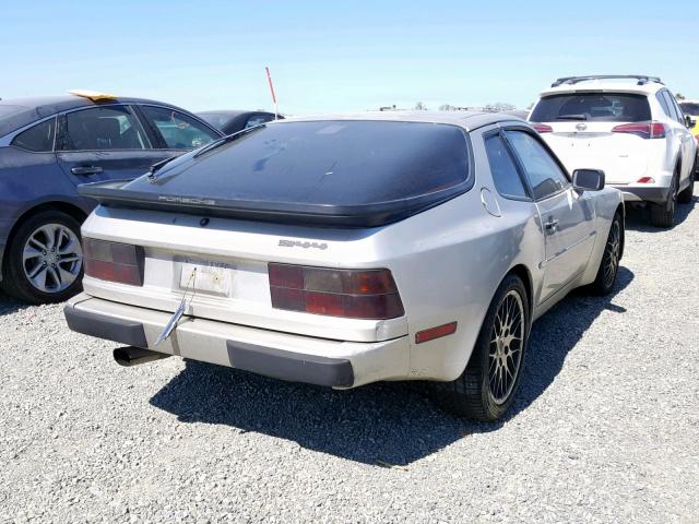 WP0AB0943HN471546 - 1987 PORSCHE 944 SILVER photo 4