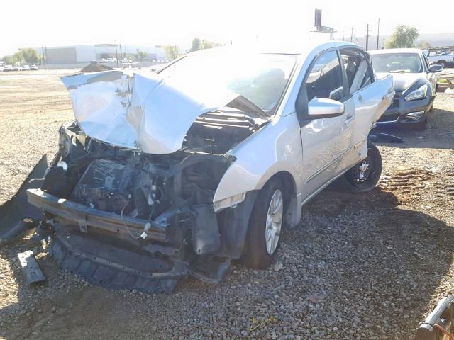 3N1AB6AP7BL687967 - 2011 NISSAN SENTRA 2.0 SILVER photo 2