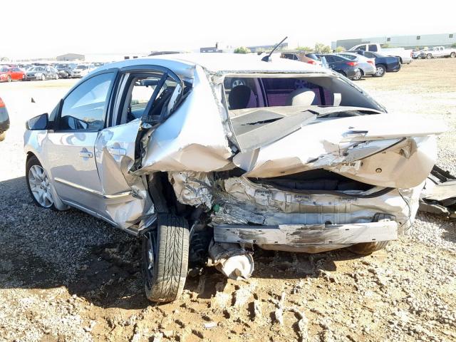 3N1AB6AP7BL687967 - 2011 NISSAN SENTRA 2.0 SILVER photo 3