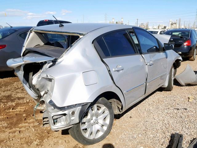 3N1AB6AP7BL687967 - 2011 NISSAN SENTRA 2.0 SILVER photo 4