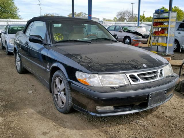 YS3DF75KX27011464 - 2002 SAAB 9-3 SE BLACK photo 1