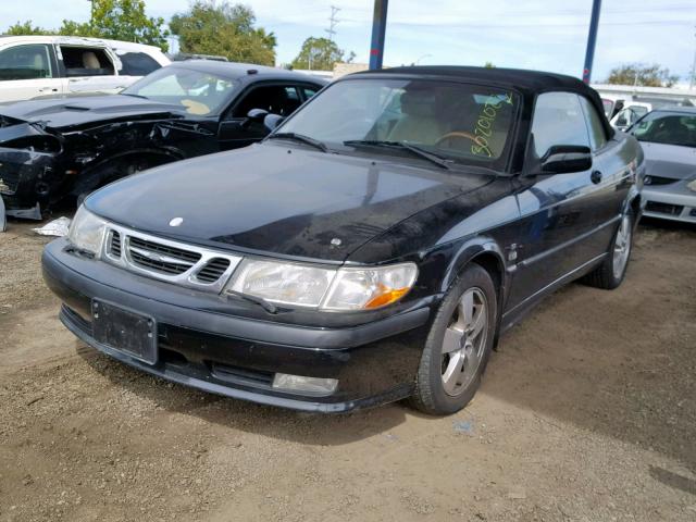 YS3DF75KX27011464 - 2002 SAAB 9-3 SE BLACK photo 2