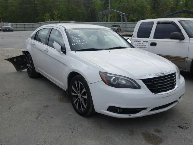 1C3CCBBB8DN627928 - 2013 CHRYSLER 200 TOURIN WHITE photo 1