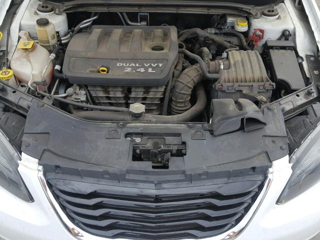 1C3CCBBB8DN627928 - 2013 CHRYSLER 200 TOURIN WHITE photo 7