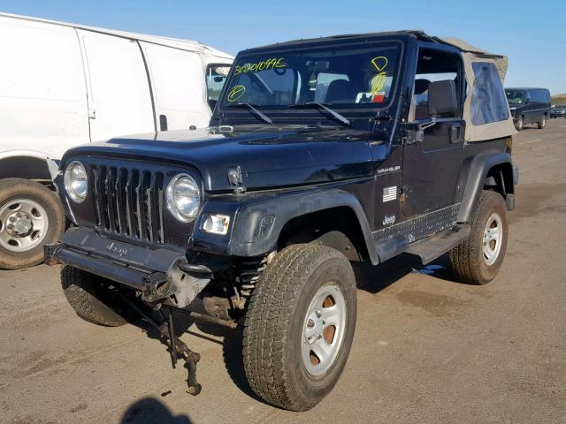 1J4FY29P8WP804622 - 1998 JEEP WRANGLER / BLACK photo 2