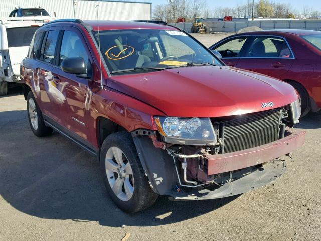 1C4NJDBB8ED572801 - 2014 JEEP COMPASS SP Қызыл фото 1