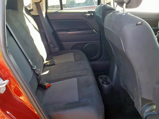 1C4NJDBB8ED572801 - 2014 JEEP COMPASS SP Қызыл фото 6