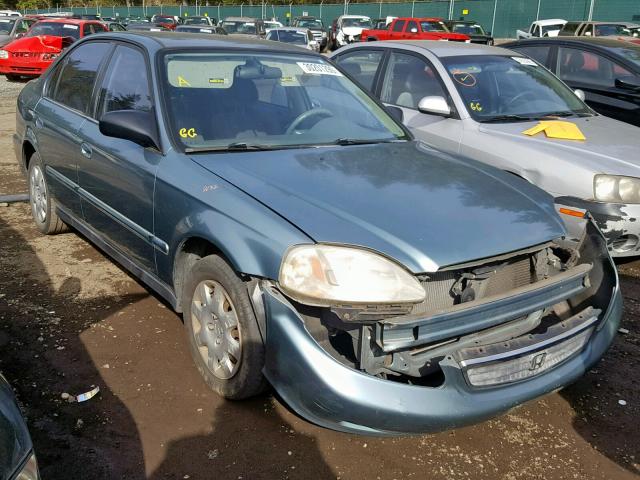 2HGEJ6611YH502160 - 2000 HONDA CIVIC BASE Mavi foto 1