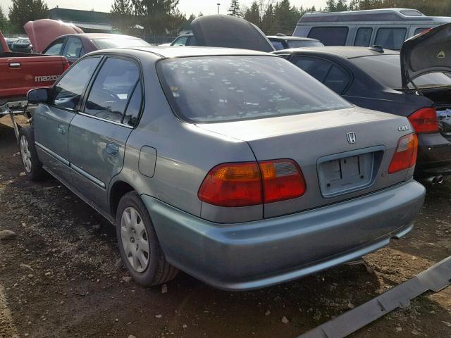 2HGEJ6611YH502160 - 2000 HONDA CIVIC BASE Mavi foto 3