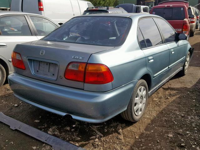 2HGEJ6611YH502160 - 2000 HONDA CIVIC BASE Mavi foto 4
